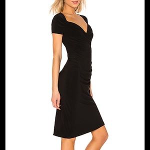 Norma Kamali | Sweetheart Neckline Wrap Dress